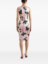 dolce & gabbana - Blush pink dress with floral print - 4