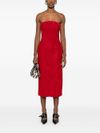 alexander mcqueen - Strapless midi dress - 3