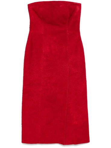 ALEXANDER McQUEEN - Strapless midi dress