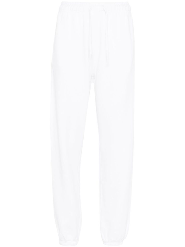 Shop Polo Ralph Lauren Polo Pony Motif Embroidered Logo Track Pants In White