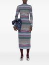 missoni - Abito midi motivo a zigzag - 1