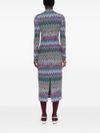 missoni - Abito midi motivo a zigzag - 2