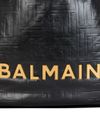 balmain - Large black calf leather bag with gold logo - 5