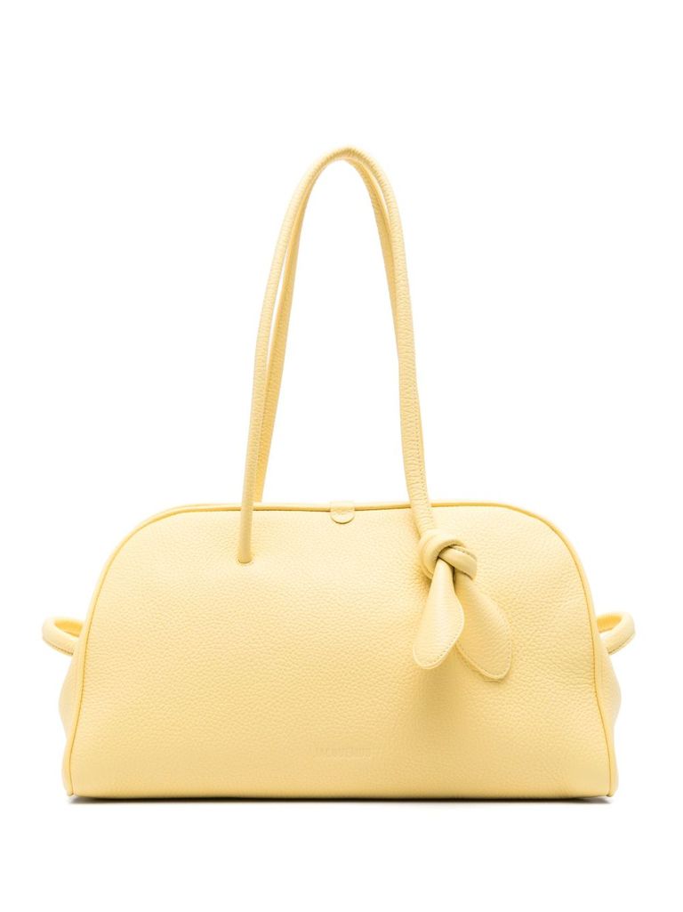 Jacquemus Shoulder Bag 'the Turismo' In Yellow Leather In Yellow