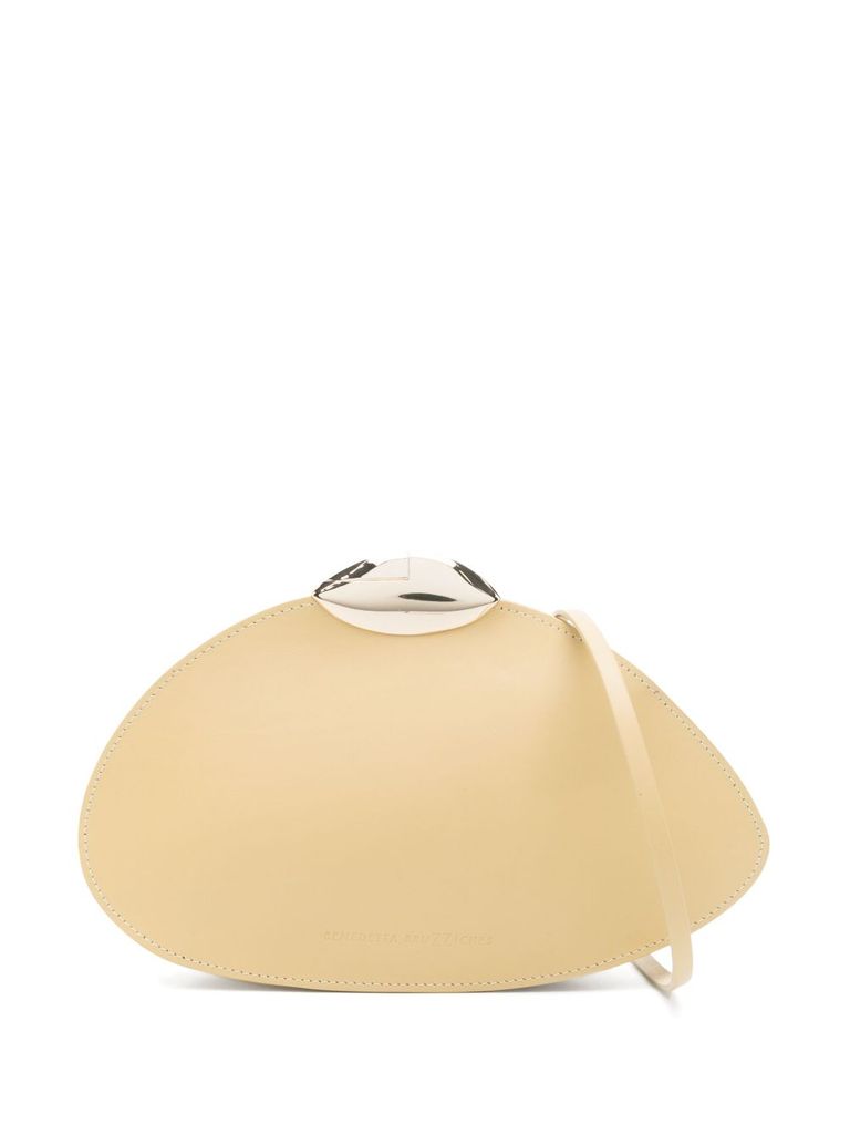 Shop Benedetta Bruzziches Belle De Jour Crossbody Bag In Yellow Leather