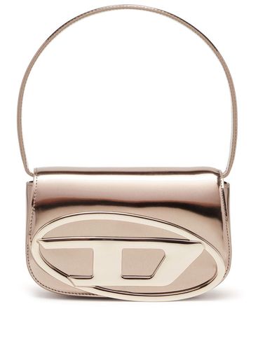 DIESEL - 1DR bronze shoulder bag in faux leather