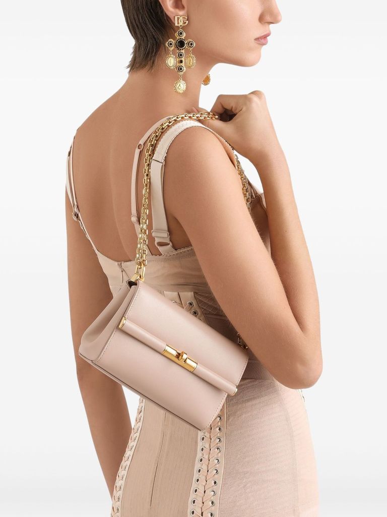 Marlene crossbody bag in pink leather