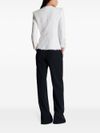 balmain - White structured blazer with buttons and pockets - 5