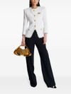 balmain - White structured blazer with buttons and pockets - 6