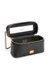 dolce & gabbana - Sicily Cube shoulder bag in black leather - 2