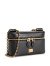 dolce & gabbana - Sicily Cube shoulder bag in black leather - 3