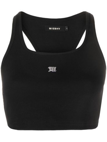 MISBHV - Black ribbed crop top