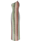 missoni - Fitted one-shoulder long dress