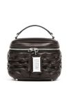 maison margiela - Glam Slam black leather handbag