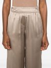 brunello cucinelli - Silk track pants in beige - 2