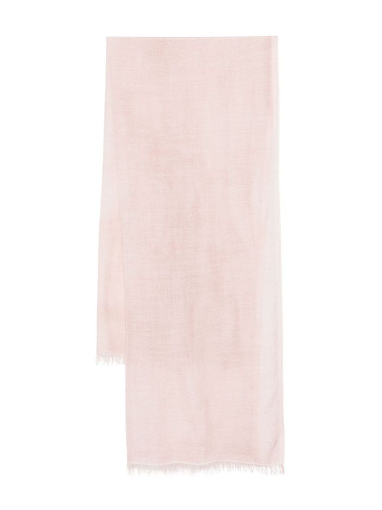 Markino scarf in woven wool and cashmere