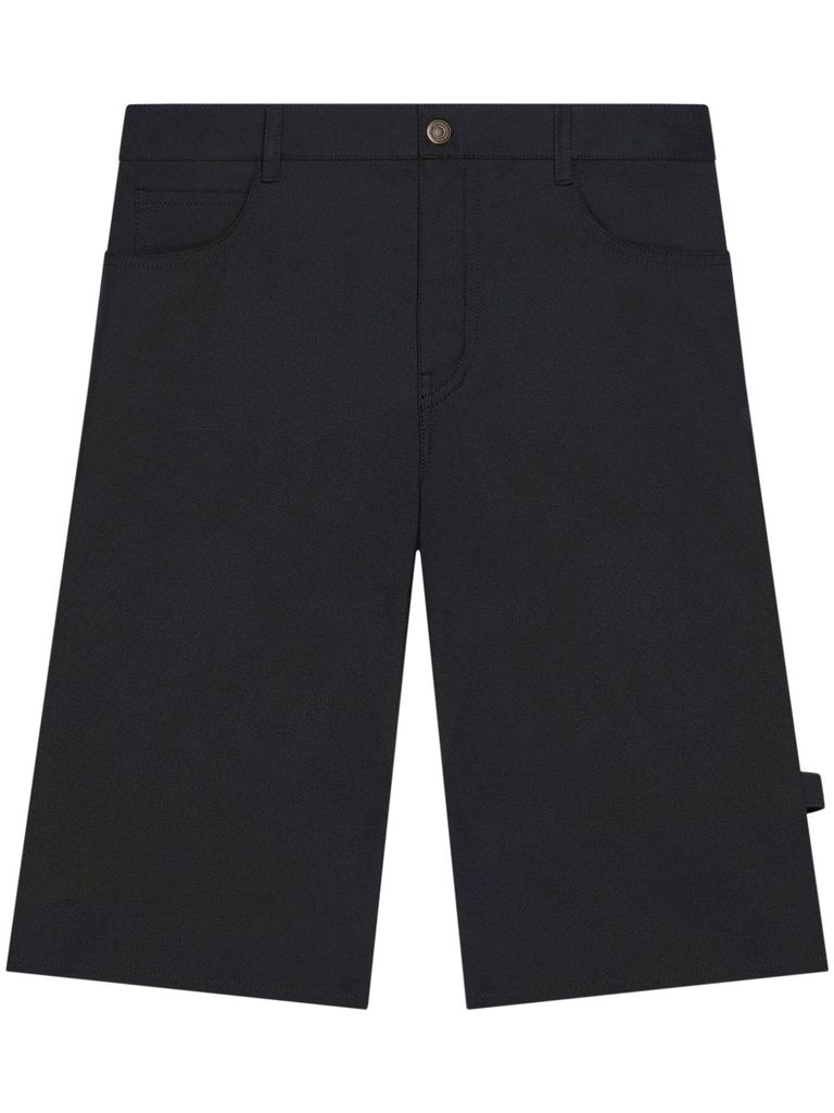 Courrèges Black Shorts With Pockets In Black