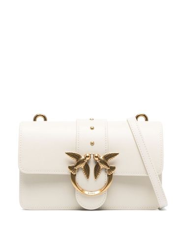 PINKO - Borsa in pelle bianca 'Love One Mini'