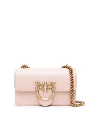 PINKO - Borsa in pelle color cipria 'Love One Mini'