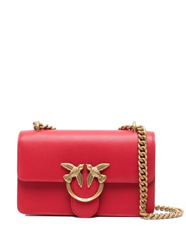 PINKO - Leather bag 'Love One Mini' in red