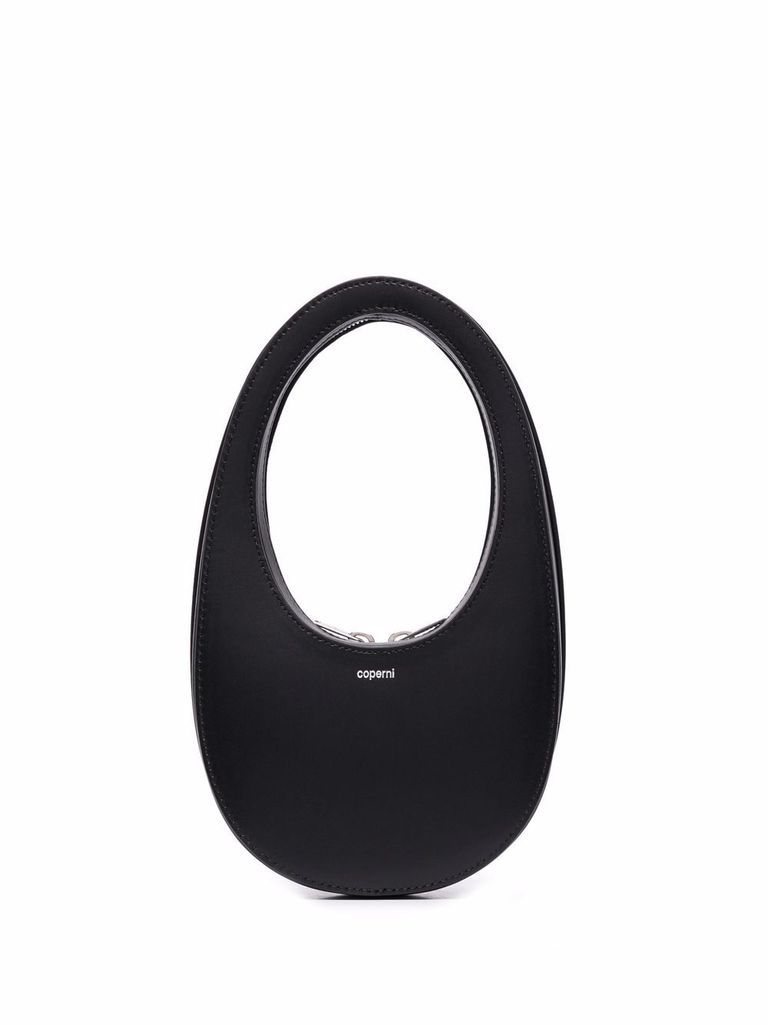 COPERNI LATHER 'SWIPE' BAG IN BLACK 