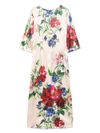 dolce & gabbana - Floral print midi dress - 1