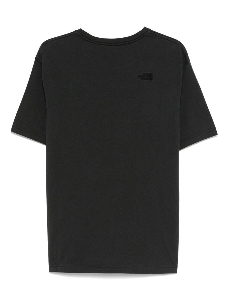 THE NORTH FACE CREW NECK T-SHIRT IN BLACK WITH LOGO 