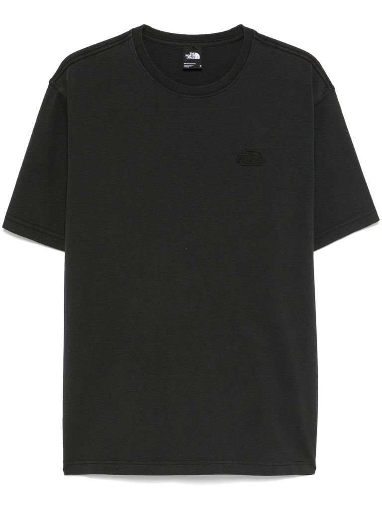Shop The North Face Crew Neck T-shirt In Black With Logo