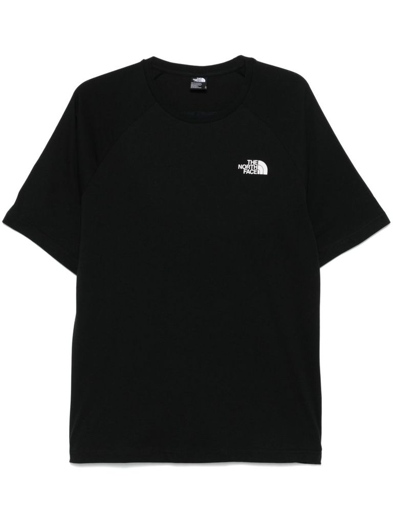 Shop The North Face Crew Neck T-shirt In Black With Logo