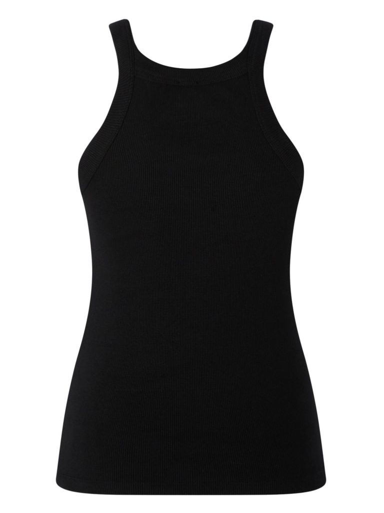 Shop Pinko Semi-trasparent Black 'wipe' Top With Horses