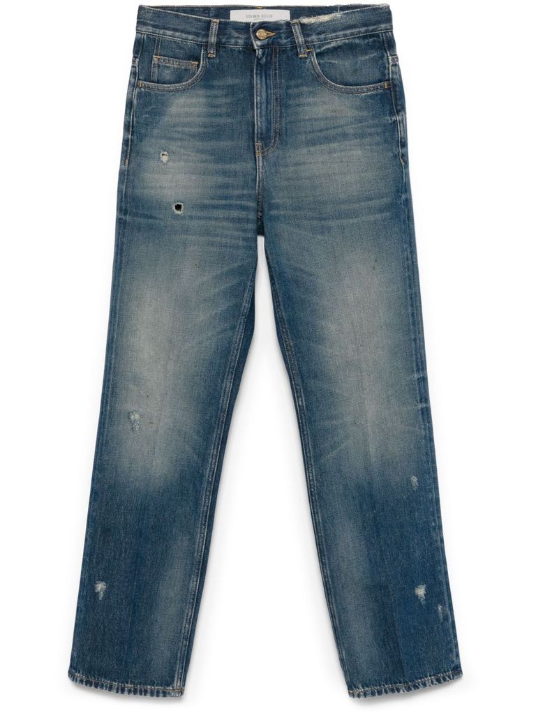 Golden Goose Women Distressed Effect Journey Jeans In Blue