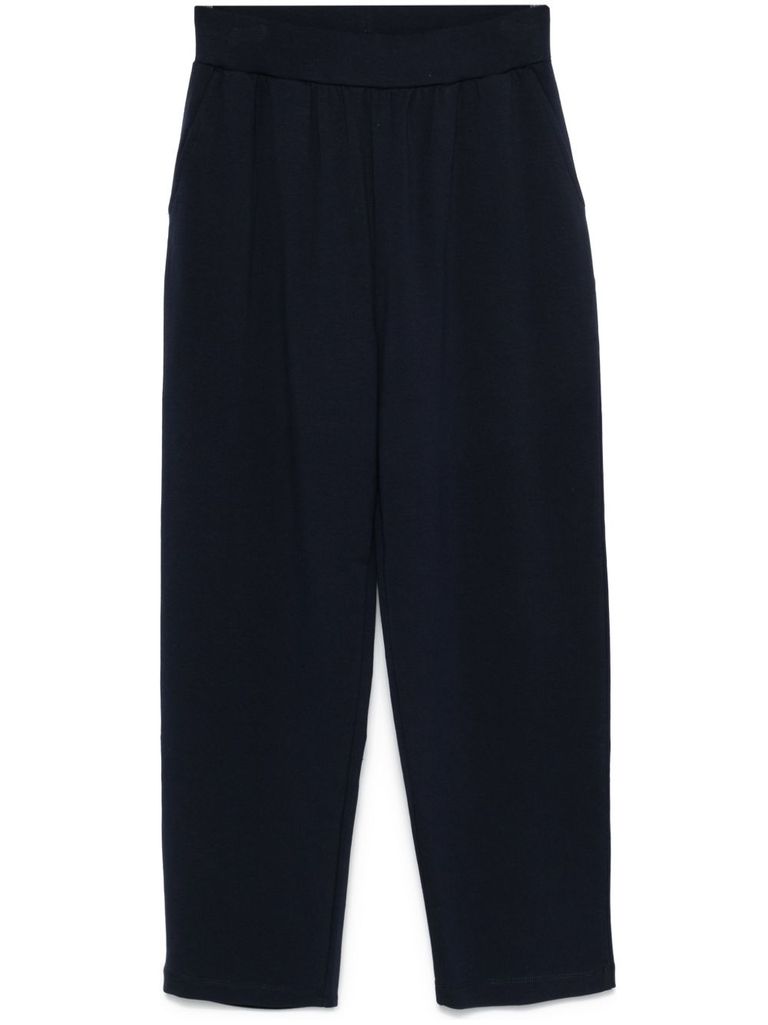 Marina Rinaldi Navy Blue Drava Sweatpants In Blue