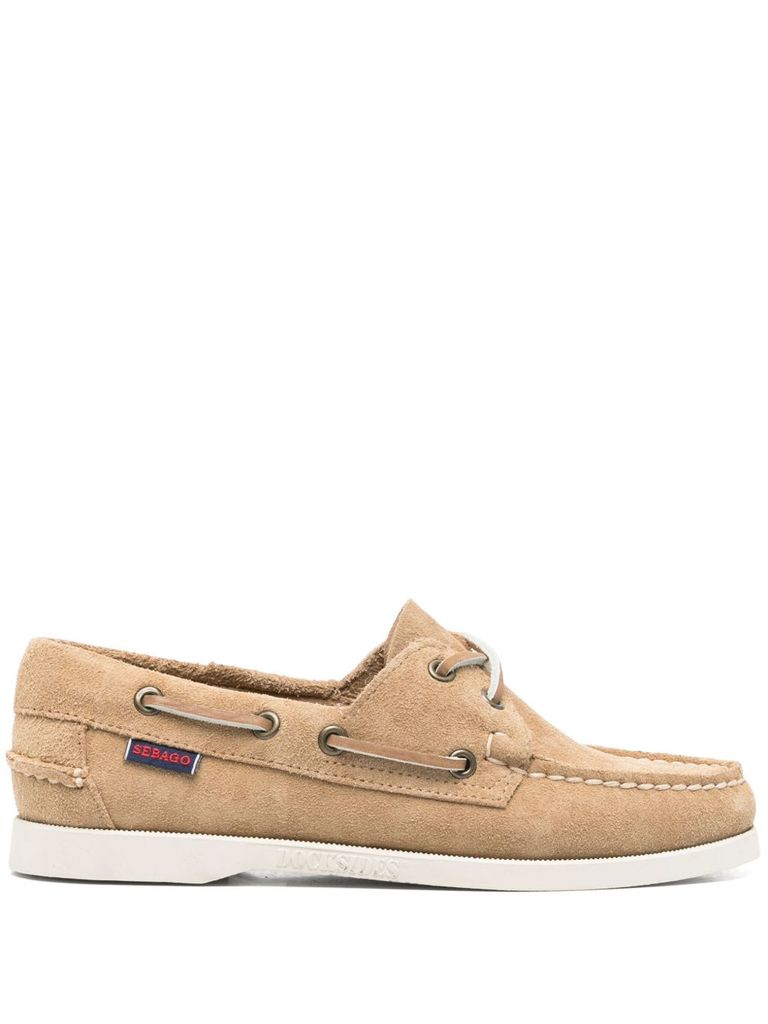 Sebago Portland Flesh Boat Shoes In Beige