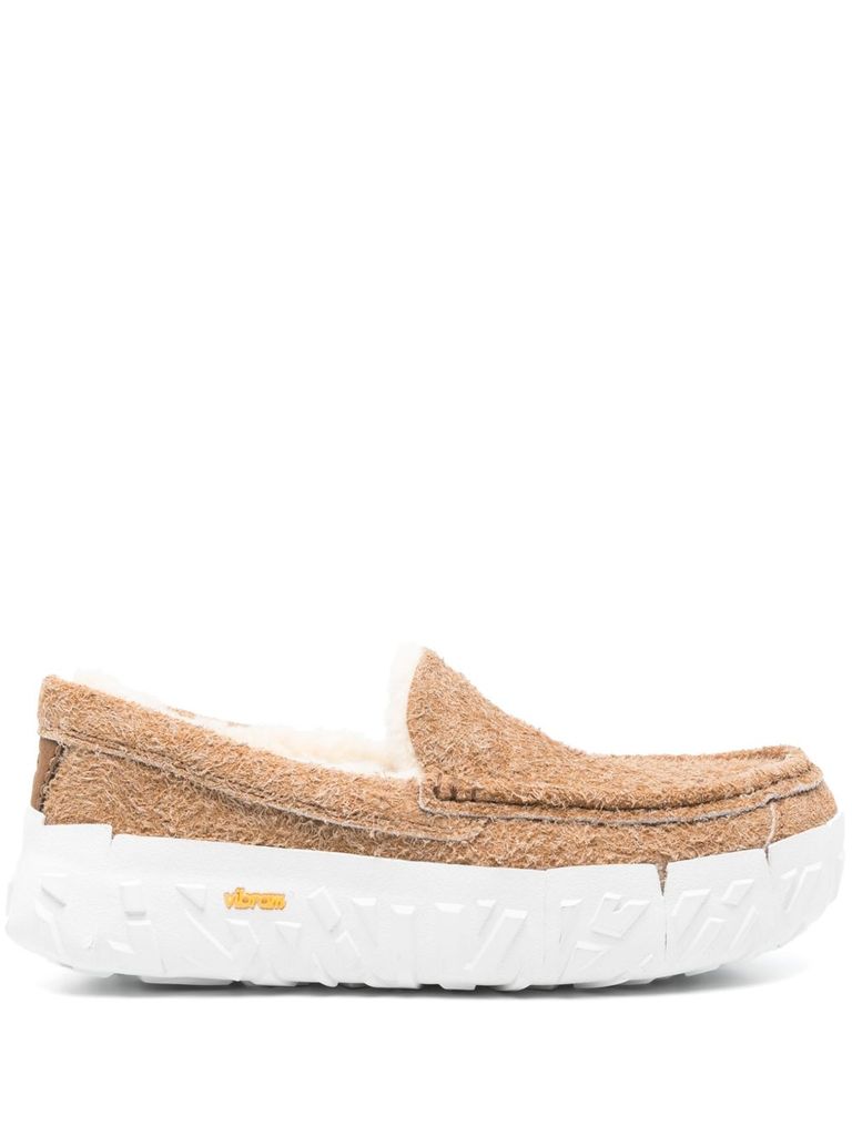 Ugg Ascot Wrap Tech Loafers In Beige