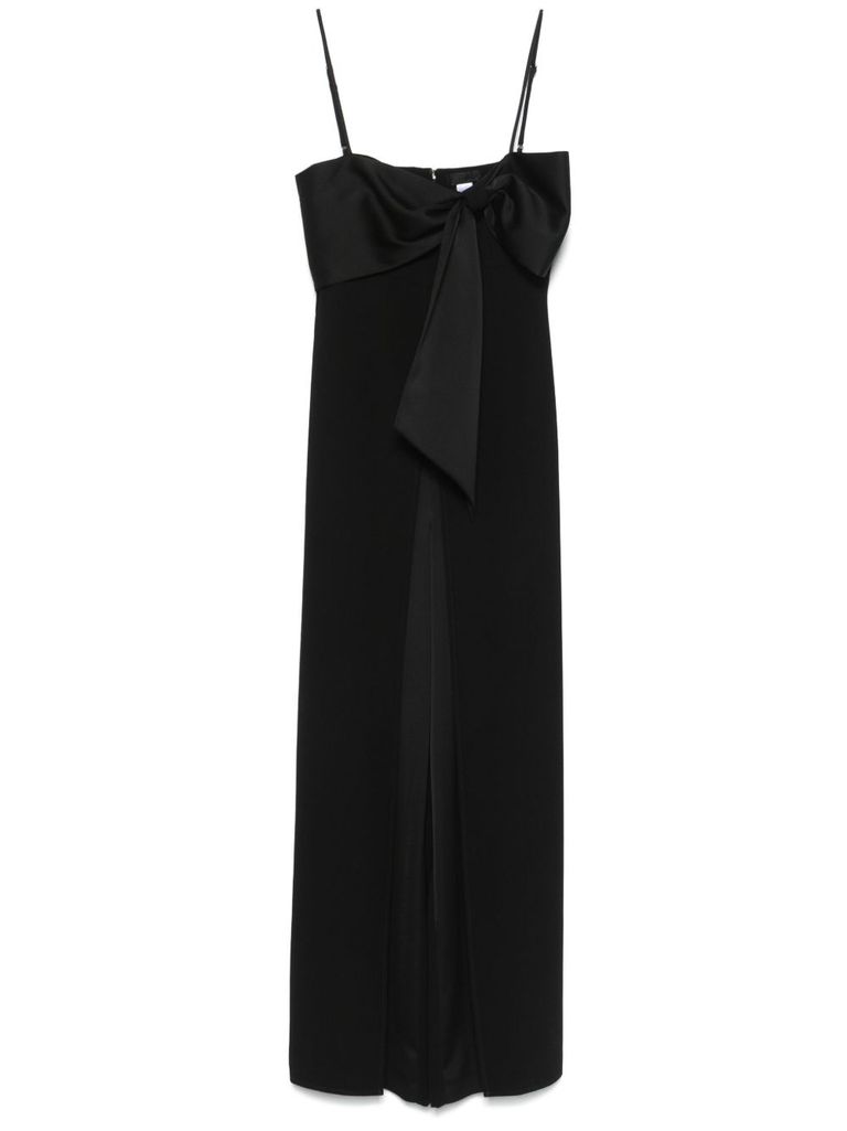 Liu •jo Bow-detail Jumpsuit In Black