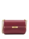 dolce & gabbana - Calf leather shoulder bag 'City Mini Marlene' in red