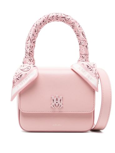 AMIRI - Borsa tote in pelle rosa 'Micro MA'