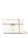 dolce & gabbana - Calf leather crossbody bag in white