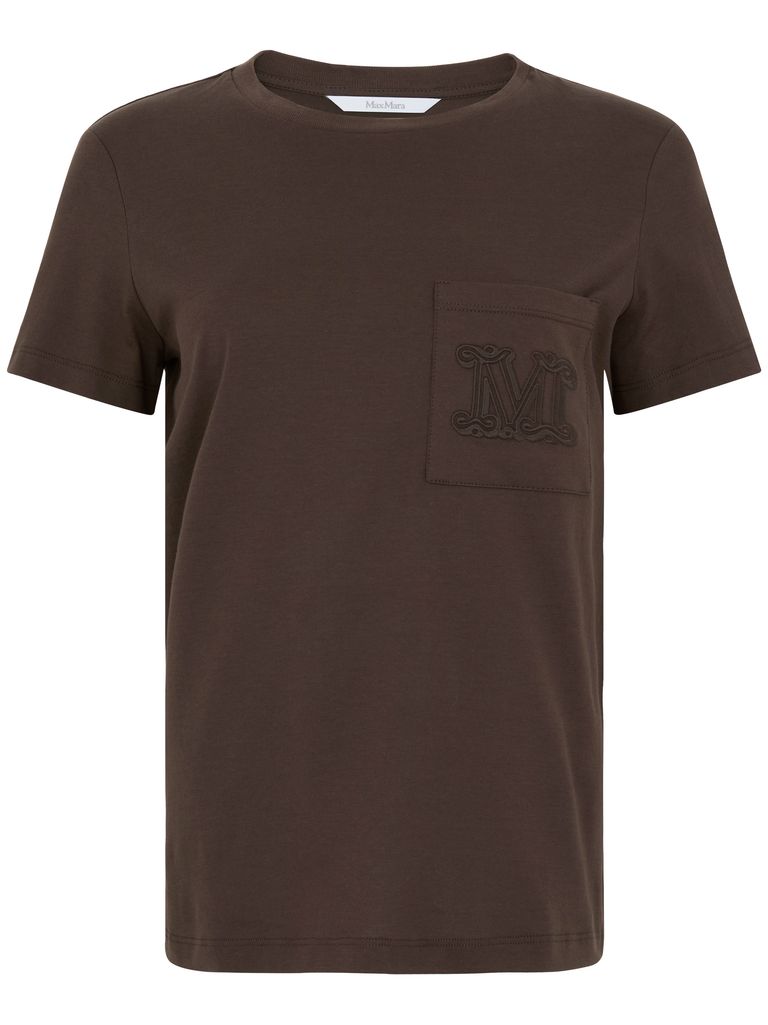 Max Mara T-shirt And Polo Shirt In Brown
