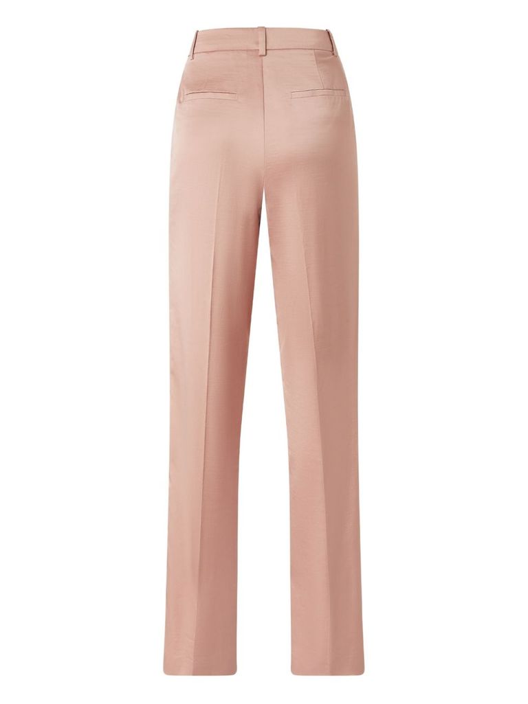 Pinko Elegant Satin Trousers For Ceremonies In Pink