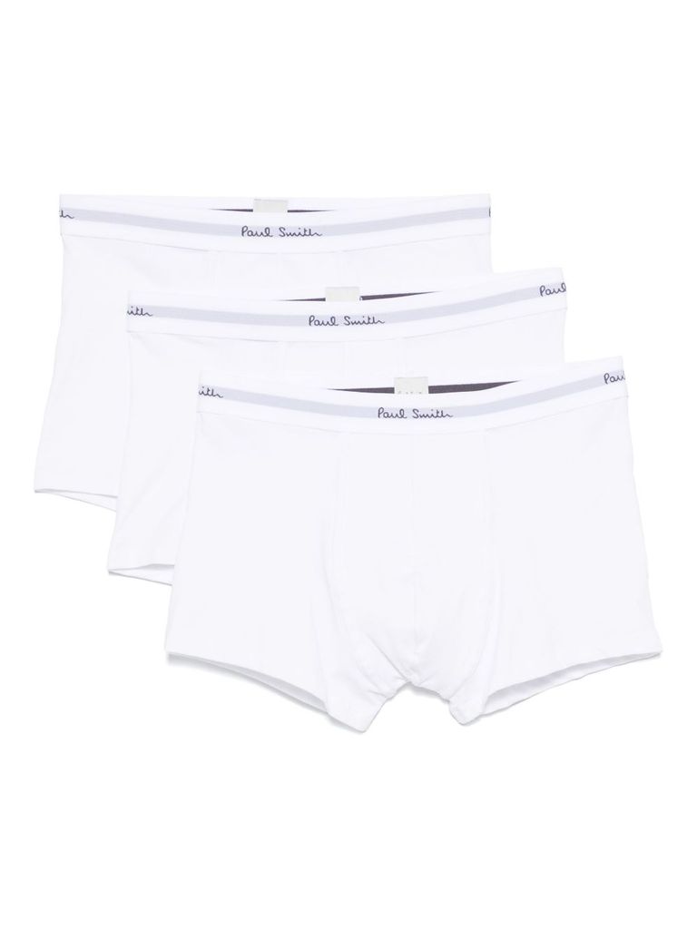 PAUL SMITH 3 PACK WHITE BOXER