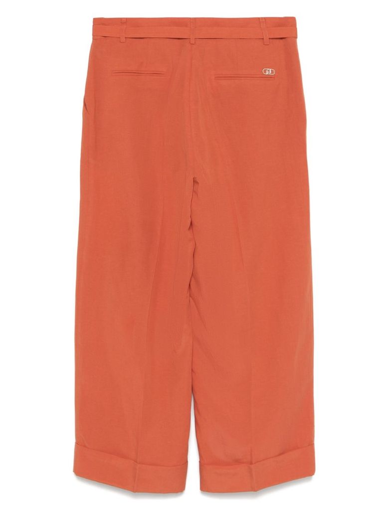 Liu •jo Liu Jo Trousers In Orange