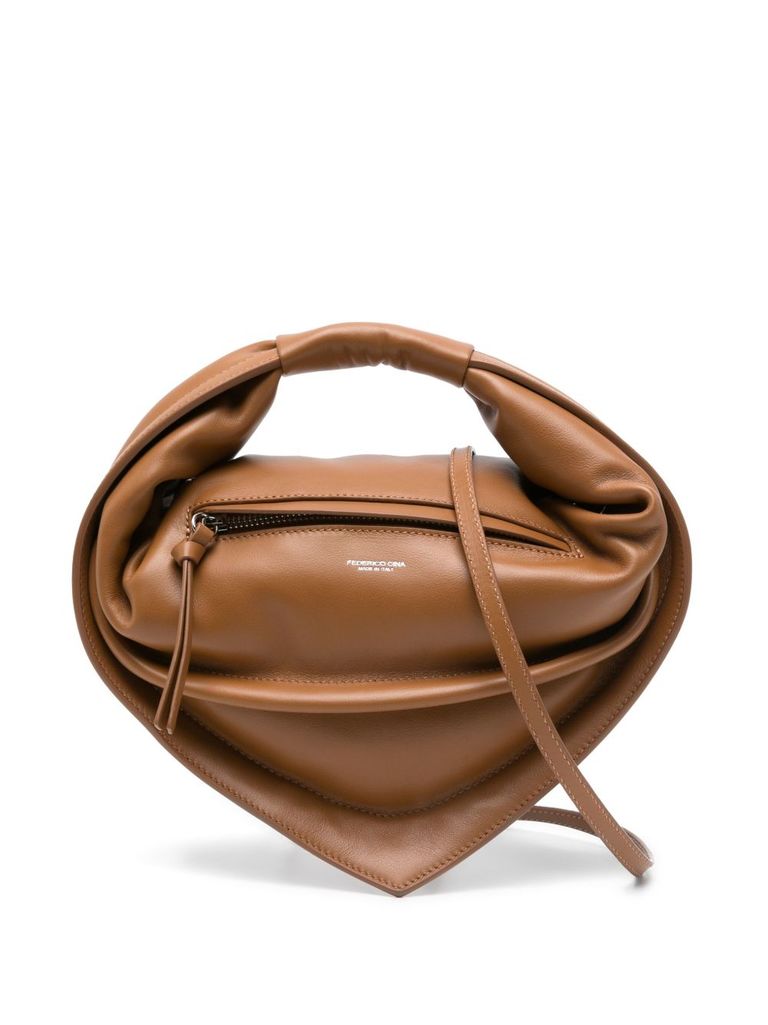 トートバッグ FEDERICO CINA SS25 TORTELLINI MIDI BAG (FCCO TB01 01 CAMEL) FEDERICO CINA - TORTELLINI MIDI BAG - Eleonora Bonucci