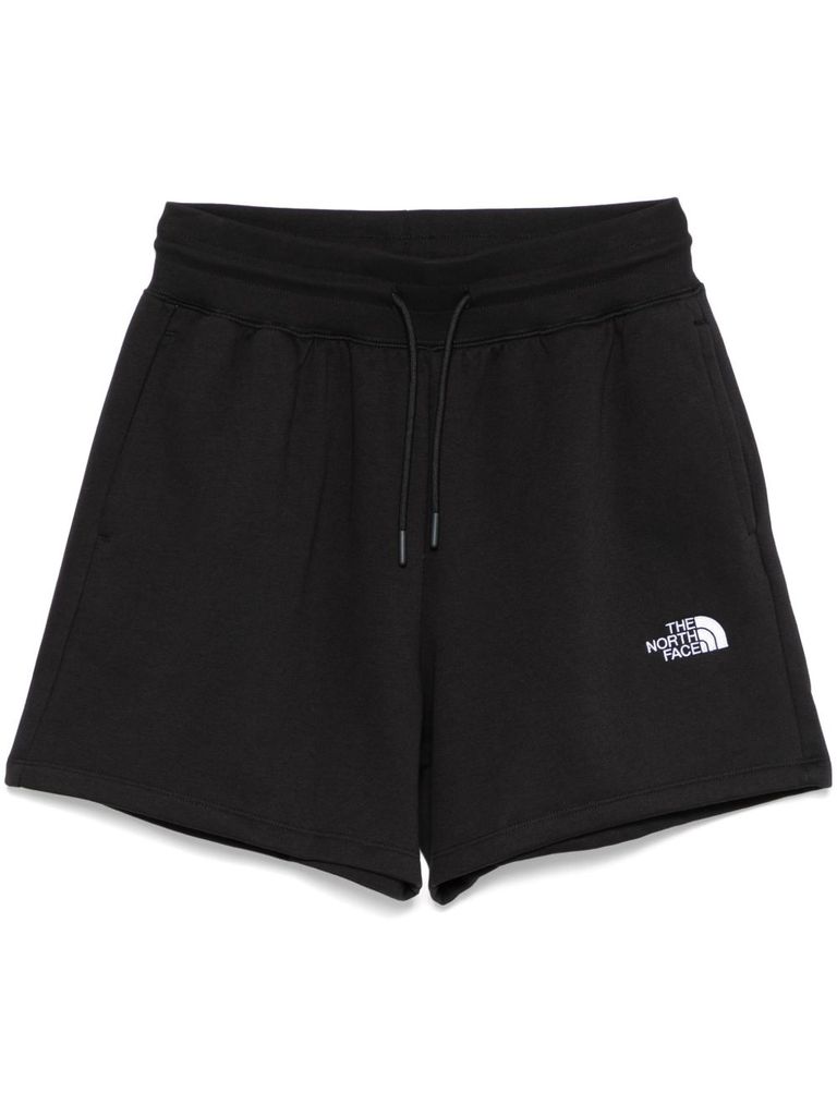 THE NORTH FACE SHORTS IN BLACK WITH LOGO 