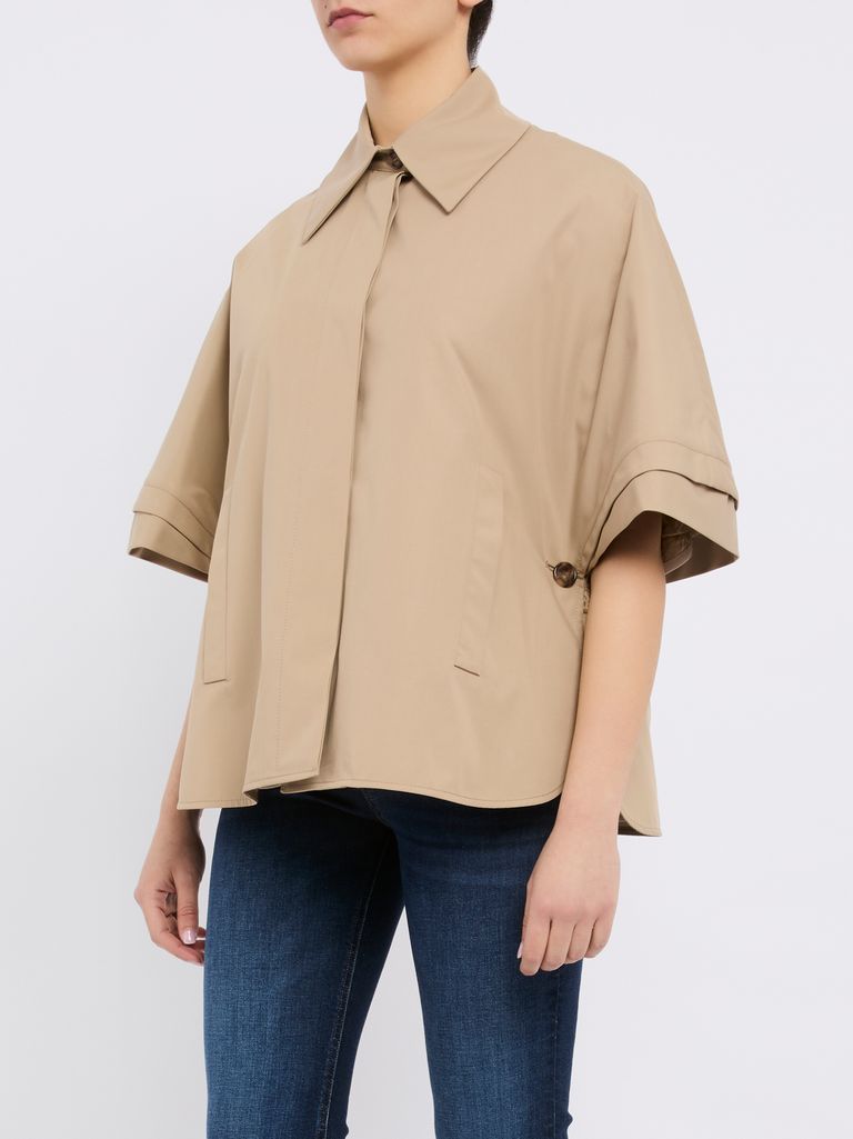 ジャケット Max Mara Parole Cape In Gabardine 28598824_57974083_600.jpg