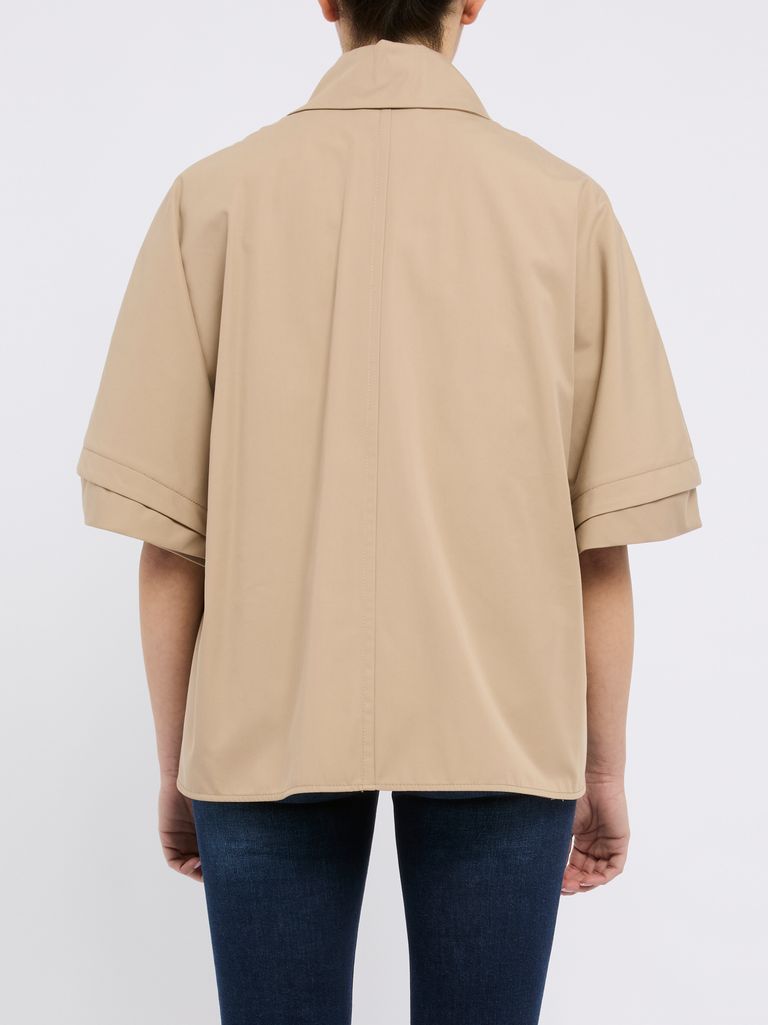 ジャケット Max Mara Parole Cape In Gabardine Max Mara Parole Cape | Neutrals | FARFETCH