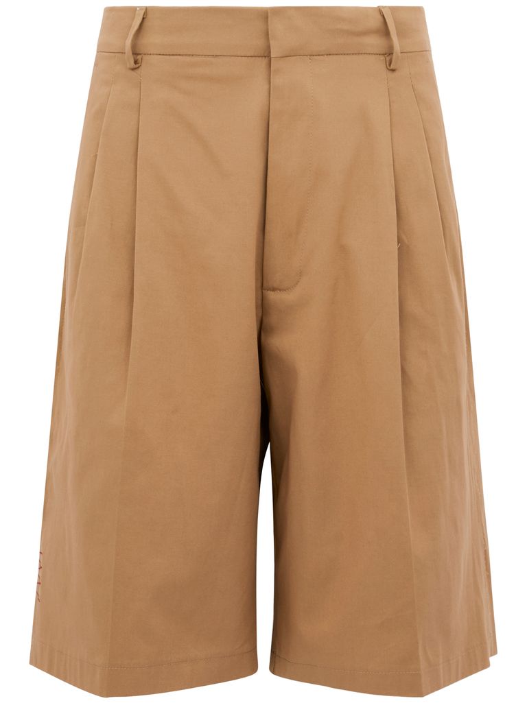 AMARANTO ELEGANT BEIGE BERMUDA SHORTS