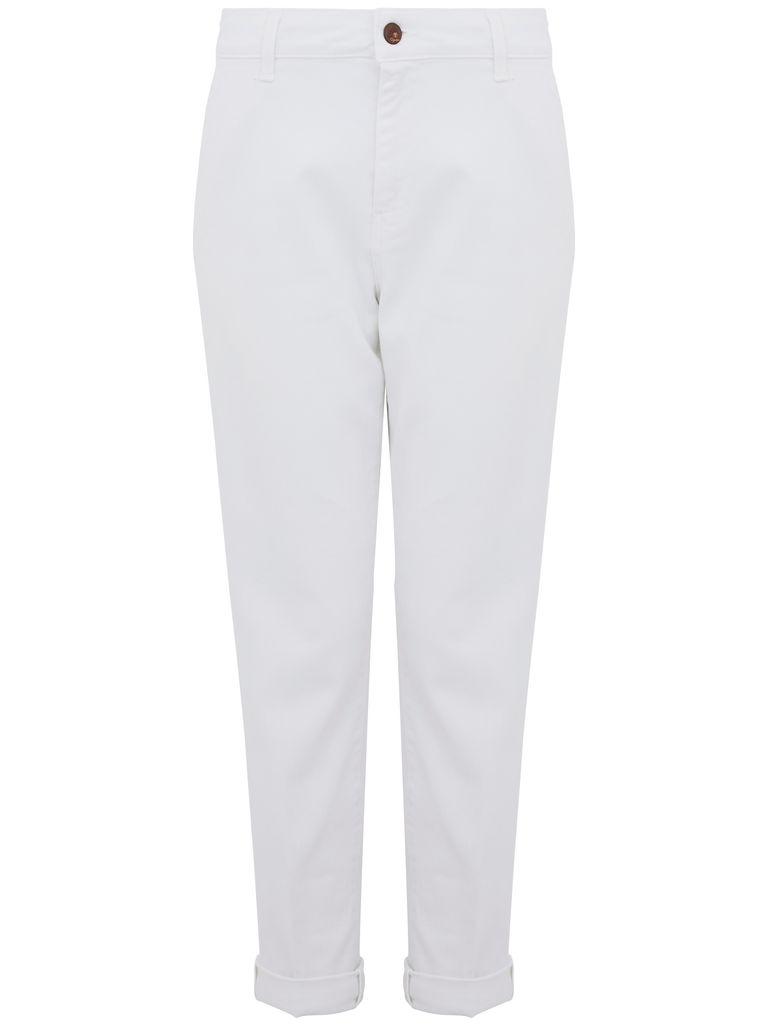 Cigala's Stretch-cotton Cropped Jeans In White