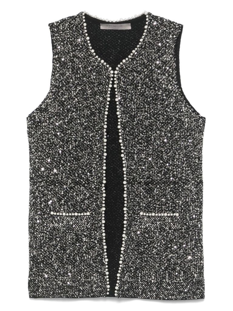 Shop D Exterior Black Vest With Detailing