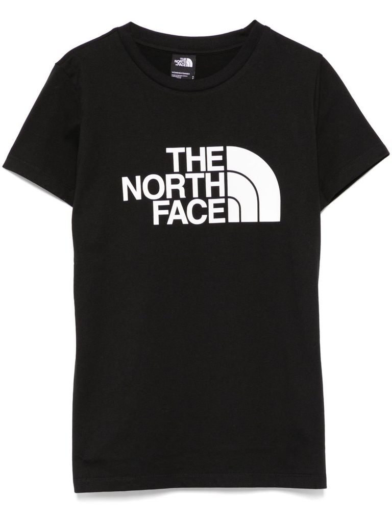 Shop The North Face Black Short Sleeves T-shirt With Logo